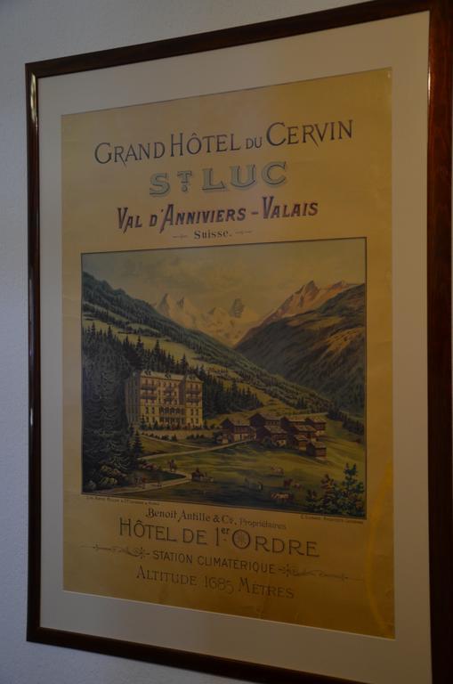 Guesthouse & Hotel Le Cervin Vissoie Exteriör bild